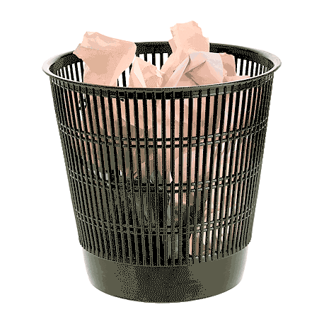 ARC PAPELERA REJILLA NEGRA 3001NE