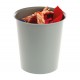PAPELERA PLASTICO A-SERIES 14L GRIS 305AS-08