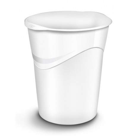 PAPELERA PLASTICO CEP BLANCO 14 LITROS