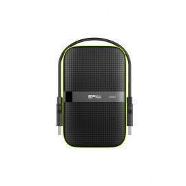 Silicon Power Armor A60 disco duro externo 5000 GB Negro, Verde