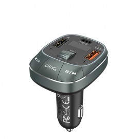 Vention Cargador de Coche FFLB0/ 1xUSB-Tipo C/ 2xUSB/ 30W