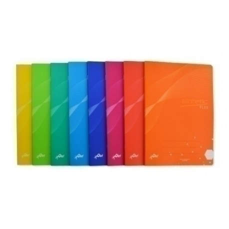 LIBRETA OLEF PP A4 48h PT.3,5 90g COL.(8 - Pack de 6 unidades