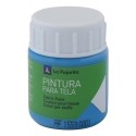 PINTURA TELA PAJARITA 25 ml CYAN T-07 - Pack de 6 unidades