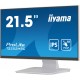 iiyama ProLite pantalla para PC 54,6 cm (21.5'') 1920 x 1080 Pixeles Full HD LCD Pantalla táctil Mesa Blanco
