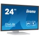 iiyama ProLite pantalla para PC 60,5 cm (23.8'') 1920 x 1080 Pixeles Full HD LCD Pantalla táctil Multi-usuario Blanco