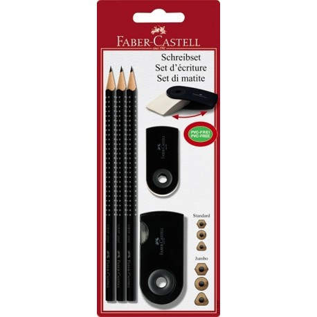 FABER-CASTELL - Faber-Castell 217097 lápiz de grafito 3 pieza(s) - 217097