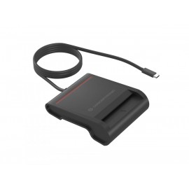 CONCEPTRONIC - Conceptronic SCR01BC lector de tarjeta inteligente Interior USB USB Tipo C Negro - SCR01BC
