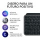 LOGITECH - Logitech MX Keys S teclado RF Wireless + Bluetooth Grafito - 920-011577