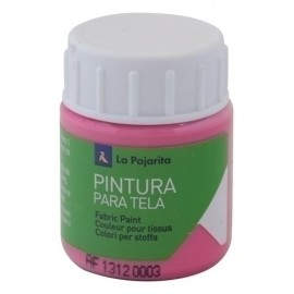 PINTURA TELA PAJARITA 25 ml MAGENTA T-08 - Pack de 6 unidades