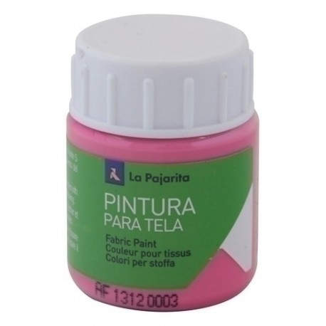 PINTURA TELA PAJARITA 25 ml MAGENTA T-08 - Pack de 6 unidades