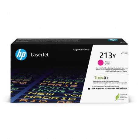 HP Cartucho de tóner Original LaserJet 213Y de capacidad superior magenta