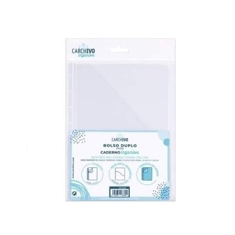 DOSSIER DOBLE BOLSA CARCHIVO INGENIOX A4 - Pack de 25 unidades