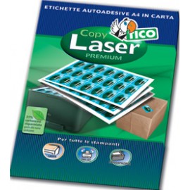 TICO - Tico Copy laser premium etiqueta autoadhesiva Blanco 800 pieza(s) - LP4W-9967