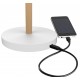 UNILUX - Unilux Vicky lámpara de mesa 11 W LED Haya, Blanco - 400110084