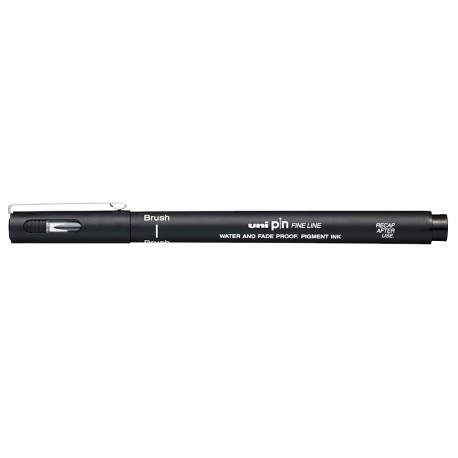 UNI-BALL - Uni-Ball PIN Brush rotulador de punta fina Negro 1 pieza(s) - PIN09-200(S) BLACK