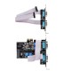 StarTech.com Tarjeta Serie PCI Express de 4 Puertos DB9 - Serial RS232/RS422/RS485