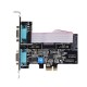 StarTech.com Tarjeta Serie PCIe de 2 Puertos - Tarjeta Serial PCI Express de 2 Puertos