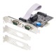 StarTech.com Tarjeta Serie PCIe de 2 Puertos - Tarjeta Serial PCI Express de 2 Puertos