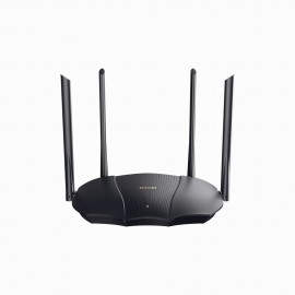 Tenda TX9 PRO router inalámbrico Gigabit Ethernet Doble banda (2,4 GHz / 5 GHz) Negro