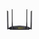 Tenda TX9 PRO router inalámbrico Gigabit Ethernet Doble banda (2,4 GHz / 5 GHz) Negro