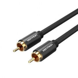 VENTION - Vention Cable Estéreo VAB-R09-B100/ RCA Macho - RCA Macho/ 2m/ Negro - VAB-R09-B200