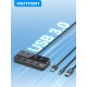 VENTION - Vention Hub USB 3.0 CHWBF/ 4xUSB/ 1xUSB Tipo-C PD/ Incluye cable Carga USB Macho - USB Tipo-C Macho - CHWBF