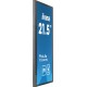 iiyama PROLITE Pizarra de caballete digital 55,9 cm (22'') LED 600 cd / m² Full HD Negro Pantalla táctil