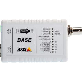 Axis Base de PoE+ a través de cable coaxial T8641