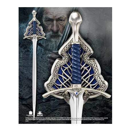 Replica espada the noble collection gandalf glamdring edición especial tamaño real de 120 cm en acero