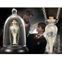 Replica the noble collection harry potter pocion suerte liquida collar en cristal con cadena en expositor
