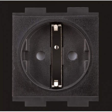 CRESTRON AC POWER OUTLET MODULE FOR FT2 SERIES, SINGLE, EUROPEAN SCHUKO,” TYPE F (FT2A-PWR-EU-1-BASIC) 6508436