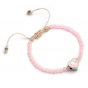 Pulsera the carat shop barbie perlas rosas
