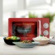 Cecotec 01710 microondas Encimera Microondas combinado 20 L 700 W Rojo, Acero inoxidable