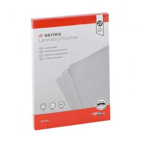 PAQ. 100 FUNDAS PLASTIFICAR A-SERIES 80MIC A5