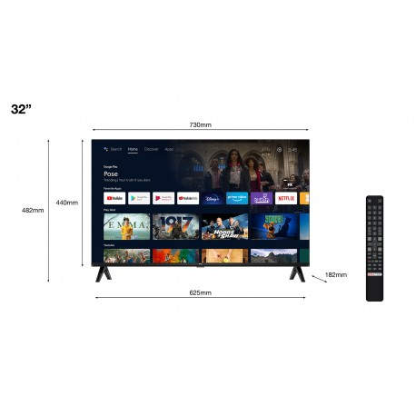 TCL - TCL S54 Series 32S5400AF Televisor 81,3 cm (32'') Full HD Smart TV Wifi Negro - 32S5400AF
