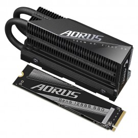 GIGABYTE - Gigabyte AORUS Gen5 12000 M.2 1 TB PCI Express 5.0 3D TLC NAND NVMe - AG512K1TB