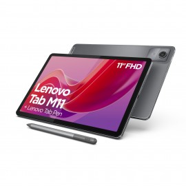 LENOVO - Lenovo Tab M11 128 GB 27,8 cm (10.9'') Mediatek 4 GB Wi-Fi 5 (802.11ac) Android 13 Gris - ZADA0134SE