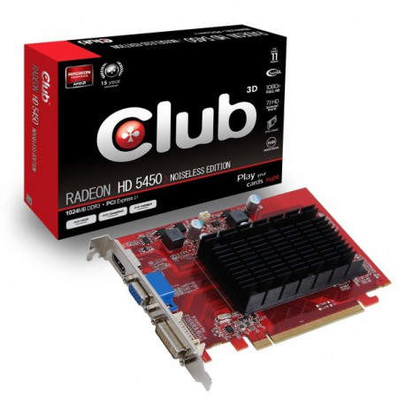 Club 3D AMD Radeon HD5450 1GB DDR3