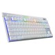 REDRAGON - REDRAGON K621W-RGB-SP RD teclado USB + RF Wireless + Bluetooth QWERTY Español Plata, Blanco - k621w-rgb-sp rd