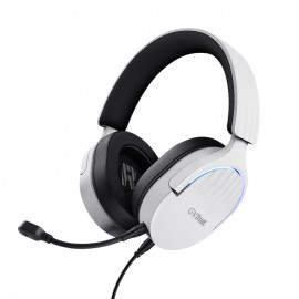 TRUST - Trust GXT 490 FAYZO Auriculares Alámbrico Diadema Motocicleta USB tipo A Negro, Blanco - 25302