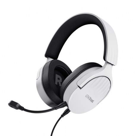 TRUST - Trust GXT 489W FAYZO Auriculares Alámbrico Diadema Juego Negro, Blanco - 25210