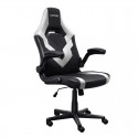 TRUST - Trust GXT 703W RIYE Silla para videojuegos universal Negro, Blanco - 25130