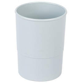 OLEF - PORTA LAPICES PLASTICO REDONDO GRIS - PLOPGR