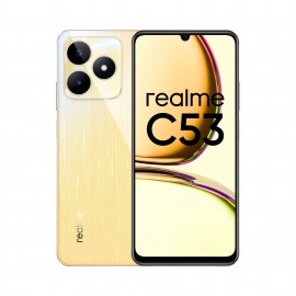 REALME - realme C 53 17,1 cm (6.74'') Ranura híbrida Dual SIM Android 13 4G USB Tipo C 8 GB 256 GB 5000 mAh Oro - 6941764421455