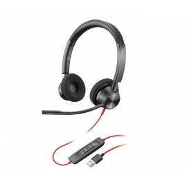 HP Poly Blackwire 3320 USB-A Stereo Headset