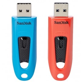 SanDisk Ultra unidad flash USB 64 GB USB tipo A 3.0 Azul, Rojo