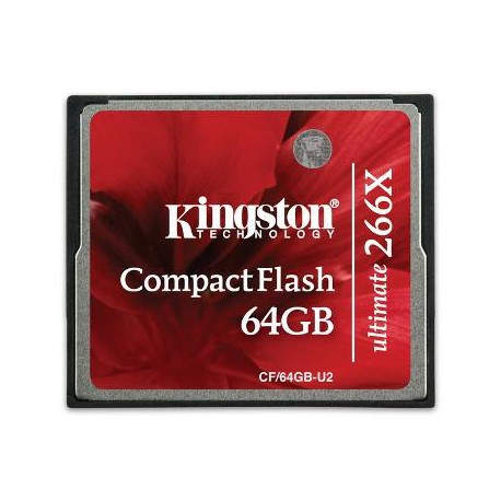Kingston Technology Ultimate 266x 64GB CF/64GB-U2