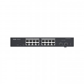 Ruijie Networks RG-ES218GC-P switch Gestionado L2 Gigabit Ethernet (10/100/1000) Energía sobre Ethernet (PoE) Negro