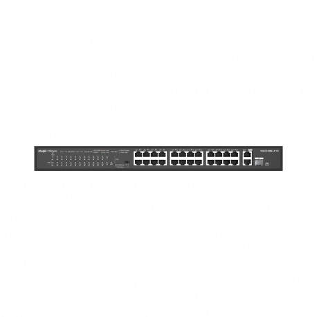 Ruijie Networks RG-ES126S-LP V2 switch No administrado Fast Ethernet (10/100) Energía sobre Ethernet (PoE) Negro