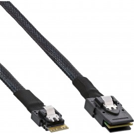 InLine 27645B cable Serial Attached SCSI (SAS) 1 m 12 Gbit/s Negro